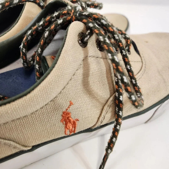 Polo Vaughn II Womens Size 5  Lace Up Casual Shoes Khaki - Picture 6 of 10
